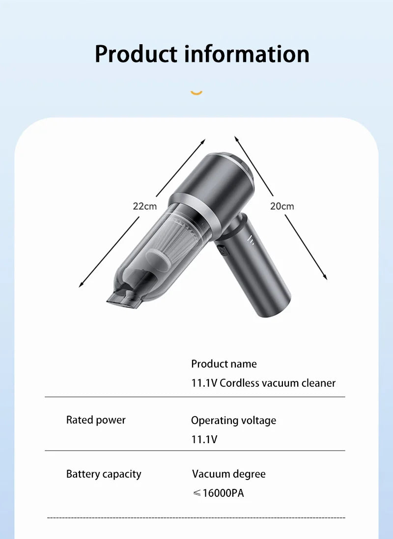 Aspirateur Voiture Sans Fil